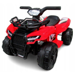Quad J8AAA czerwony na akumulator, quady dla dzieci