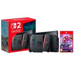 Nintendo Switch 2 Joy-Con Czarny + Metroid Prime