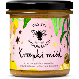 Pasieki Rodziny Sadowskich Krzepki miód, 410 g