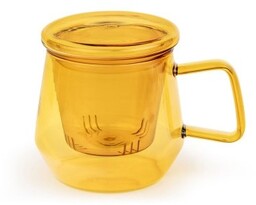 Bredemeijer Kubek szklany z zaparzaczem Livorno 350ml -