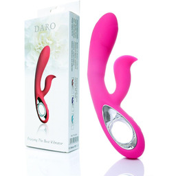 Wibrator-Daro,12 funkcji, USB Różowy