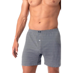 Bokserki męskie typu szorty bawełniane szare MXC 944