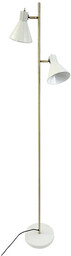 DybergLarsen - Sleep Lampa Podłogowa Shiny White/Antique Brass