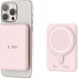 Stylowy power bank indukcyjny Usb-c i Magsafe, Qi,