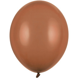 Balony pastelowe mokka - 27 cm - 100