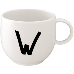 Villeroy & Boch Kubek z literą W Letters