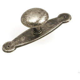 Gałka meblowa z podstawką 5383 Antyczna czerń