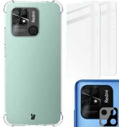 Bizon Etui + 2x szkło + obiektyw Case