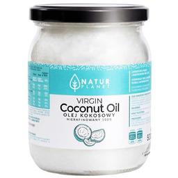 NaturPlanet Olej Kokosowy Nierafinowany, 500ml