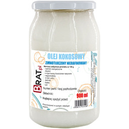 Olej kokosowy nierafinowany 900ml