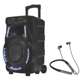Manta SPK5033 40W Bluetooth Radio FM Mikrofon Karaoke