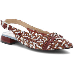 Anekke Sandały damskie, ze skóry naturalnej pleciona cholewka