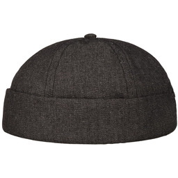 Czapka Dokerka Cotton Denim by Lipodo, antracytowy, One