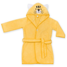 UVIE Ciepły szlafrok dziecięcy żółty Tygrys