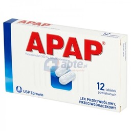 APAP 500mg x12 tabletek