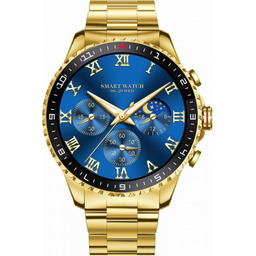 GRAVITY Smartwatch GT16-1 Stalowy Złoty Ø48mm