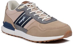 Buty męskie adidasy sportowe sneakersy lekkie beżowe Wrangler