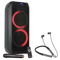 Manta SPK5310PRO 120W Bluetooth Radio FM Mikrofon Karaoke