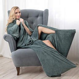 Apex Kocyko - szlafrok z mikropluszu szary 150