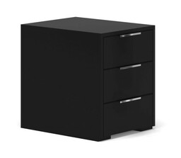 Kontenerek czarny z szufladami do biurka LOFT 45x55x59,6