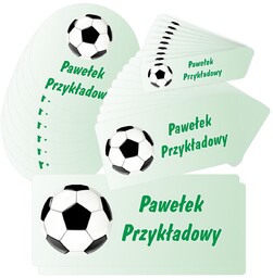 Etykiety naklejki, zestaw naklejek, imienne, imię nazwisko,