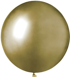 Balon lateksowy - shiny złoty - 48 cm