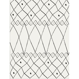 Dywan Casa 120 x 160 cm aztecki biało-czarny