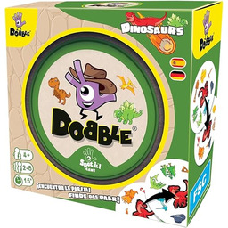 Asmodee Dobble Dinosaurs Szybka gra karciana dla dzieci