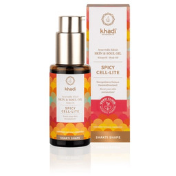 Khadi, Skin&Soul, Pobudzający olejek na cellulit Spicy Cell-Lite,