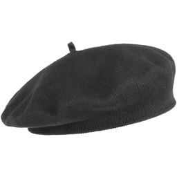 Beret Bawełniany Biskaya by Lipodo, czarny