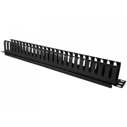 ALANTEC Organizator kabli 1U 19" z pokrywą maskującą