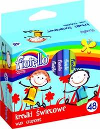 Kredki świecowe 48 kolorów FIORELLO - X00678