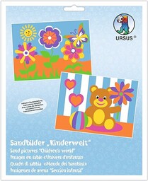 Ursus 8410005 - Piaskowe obrazki, świat dziecka, zestaw