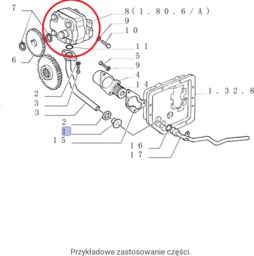 Pompa hydrauliczna New Holland CNH 5161711