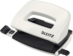 Dziurkacz Leitz WOW mały metalowy 10 kartek BIAŁY