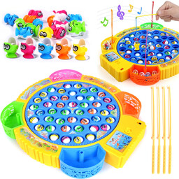 ŁOWIENIE RYBEK DUŻA GRA ZRĘCZNOŚCIOWA WĘDKI MUZYKA MATADI