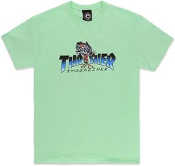 t-shirt męski THRASHER LEOPARD MAG Mint