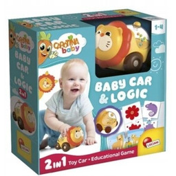 Carotina Baby Lew samochodzik Edukacyjna Zabawka Dziecięca Logiczne
