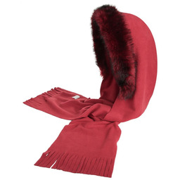 Szal z Czapką Futro Tkane Polar by Lierys,