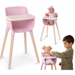 Krzesełko do karmienia dla lalki niemowlaka LullaBaby
