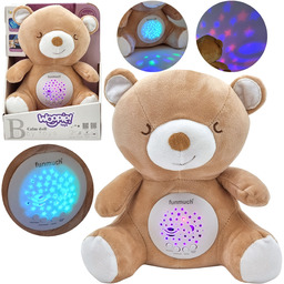 WOOPIE BABY Przytulanka Usypiacz Projektor 2w1 Miś -