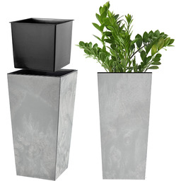 Donica ogrodowa Pesaro 25 cm szary beton