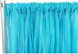 CV Linens 11448us zwiewny woal trudnopalny draperia-366 cm