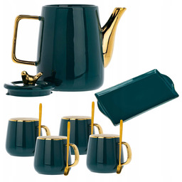 Serwis kawowy zestaw komplet do kawy na 4