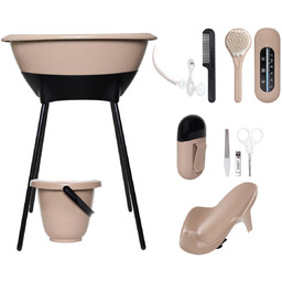 Zestaw kąpielowy 8 el. Desert taupe / Luma