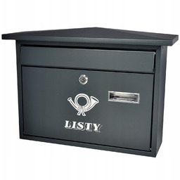 Skrzynka Na Listy Antracyt Mat A4 Duża