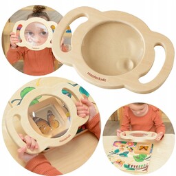 Masterkidz Duża Drewniana Lupa Discovery dla dzieci 3+