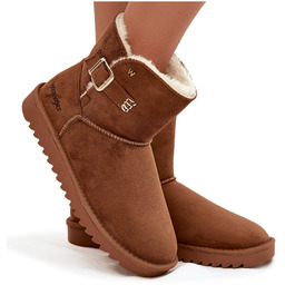 Śniegowce Damskie Z Klamrą Wrangler 20253091.37B Camel 40-40