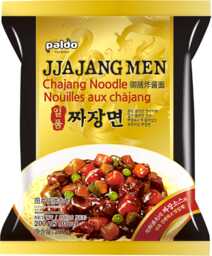Jjajang Men, makaron z sosem z czarnej fasoli,