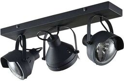 Lindby - Henega 3 Lampa Sufitowa Black